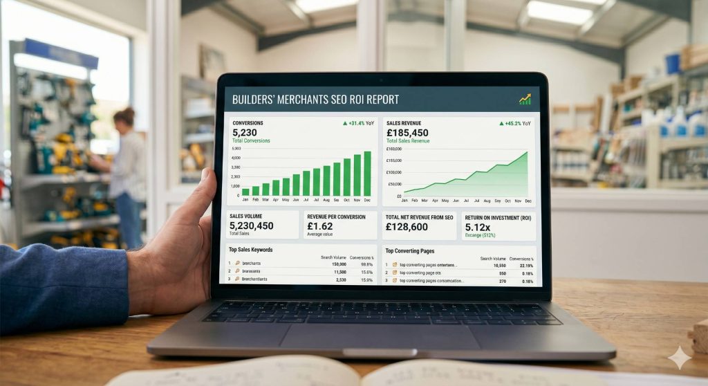 ROI report fr SEO client in Cornwall